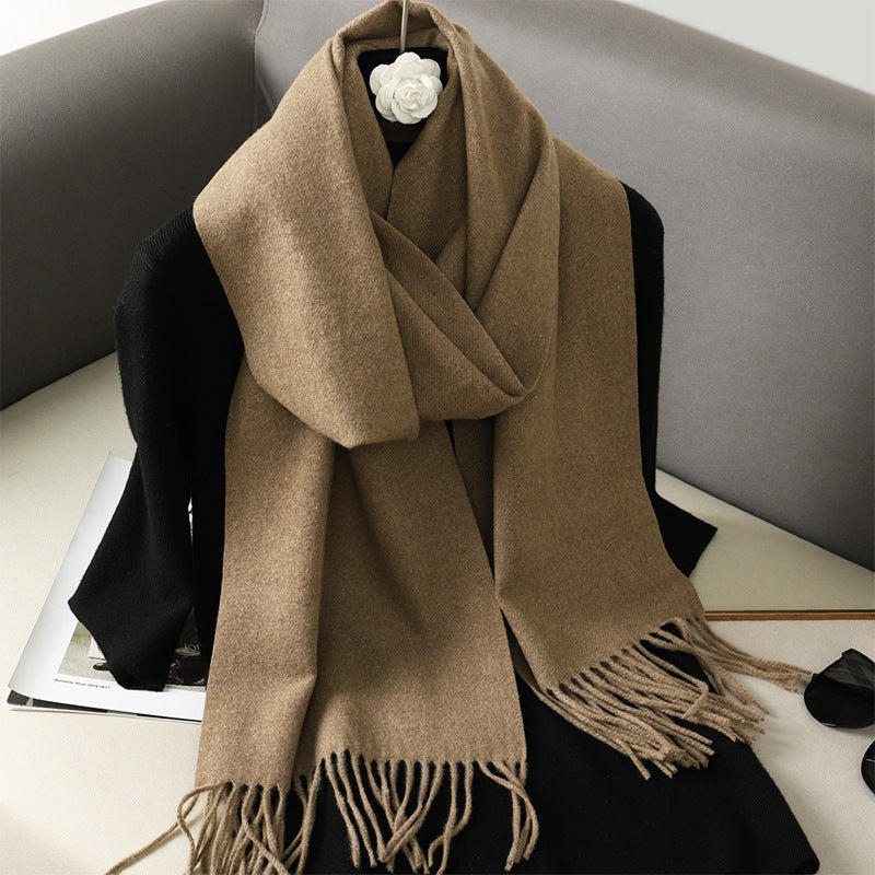 Solid Color Maillard Scarf