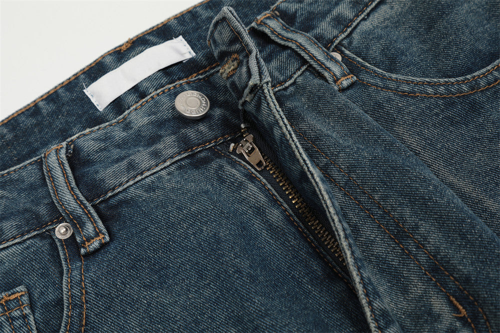 Washed Faded Jeans For Men