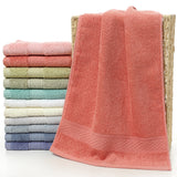 Pure cotton plain towel bath towel