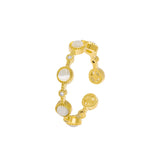 Personality small round ring female