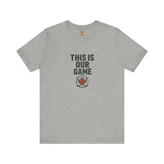 Canada Maple Leaf Hockey T-Shirt – This Is Our Game Tee