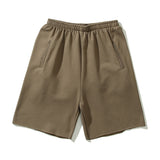 Washed Vintage High Street Loose Shorts For Men And Women