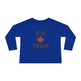 Maple Stick "Eh Team" Toddler Long Sleeve Tee – Maple Leaf Pride
