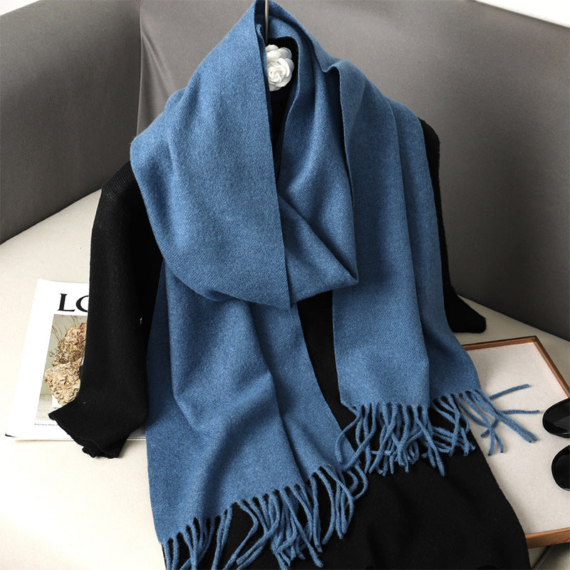 Solid Color Maillard Scarf
