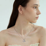 Heart-shaped Pendant Necklace