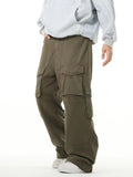 Fashion American Multi-pocket Cargo Pants Men