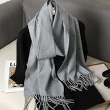 Solid Color Maillard Scarf
