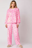 2024 Casual Flannel Pajama Sets For Women 2 Piece