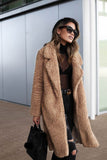 Woolen long coat