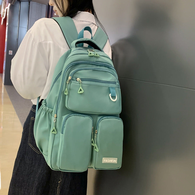 High Capacity Girls' Junior High School Student Backpack
