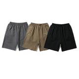 Washed Vintage High Street Loose Shorts For Men And Women