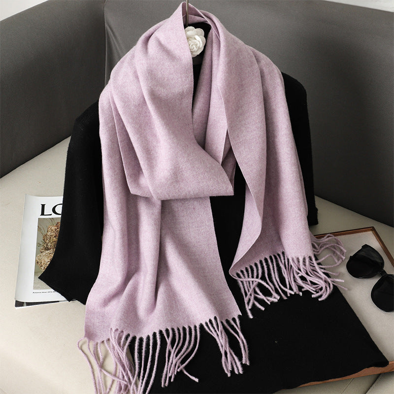Solid Color Maillard Scarf
