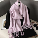 Solid Color Maillard Scarf