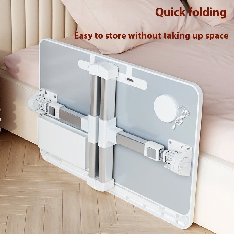 Foldable Lifting On Bed Small Table Household Study Desk