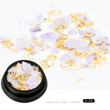 Copper round rivets sequins nail drill ornaments