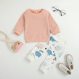 Baby Girls Long-sleeve Suit Two-piece Set