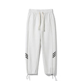 Fashion American Heavy Striped Sweatpants Men