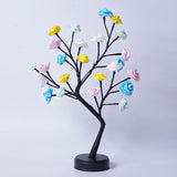 Tree Rose Lamps Fairy Desk Night Lights USB Operated