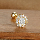 SUNFLOWER Piercing Ear Stud Screw