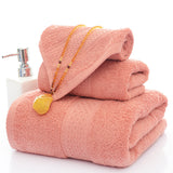 Bath Towel Long Staple Cotton Padded Towel Towel Square Plain Color