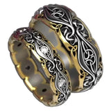 New Hollow Fashion Couple Couple Rings Retro Personality All Match Ring