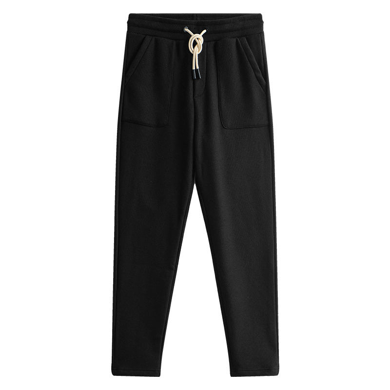 Fashionable Knitted Straight Casual Sweatpants Men