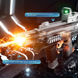 MK3 Fire And Dancing Water Gun Toy Large Capacity Cool Flashing Light