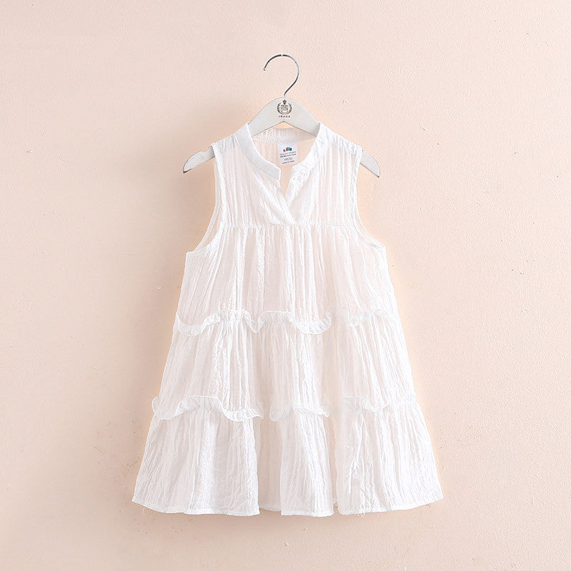 Girls Children's Clothing Children's Split Cake Skirt