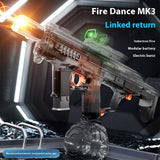 MK3 Fire And Dancing Water Gun Toy Large Capacity Cool Flashing Light