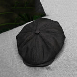 Four Seasons Cotton And Linen Octagonal Male Beret