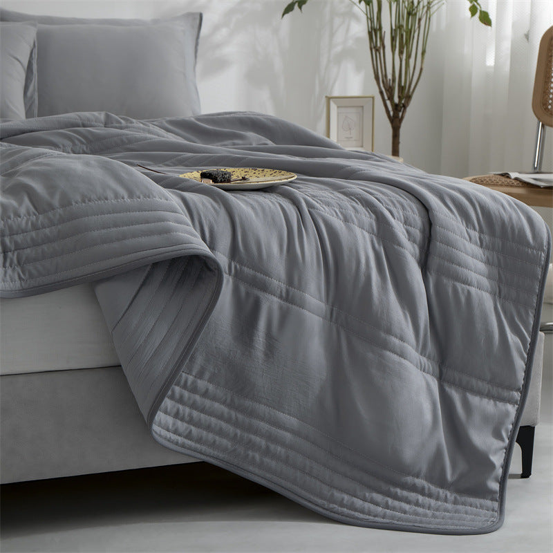 Cooling Blankets Pure Color Summer Quilt Plain