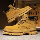 Martin Boots Men Trendy High Top British Working Wear