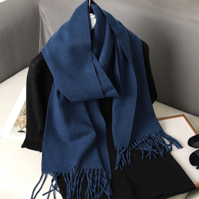 Solid Color Maillard Scarf