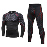 Men's Compression Run jogging Suits 2pcs Set