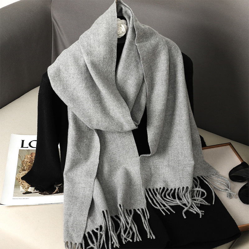 Solid Color Maillard Scarf
