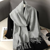 Solid Color Maillard Scarf