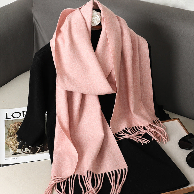 Solid Color Maillard Scarf