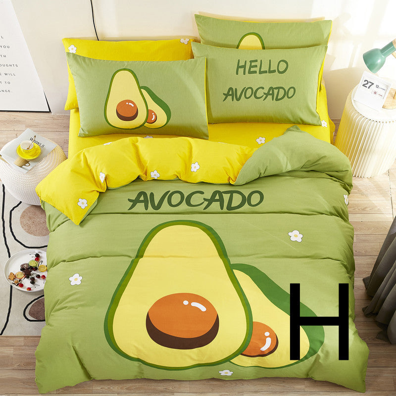 Home Textile Cute Cartoon Children Bed Sheet / Quilt Cover