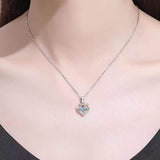 S925 Beating Heart-shaped Necklace