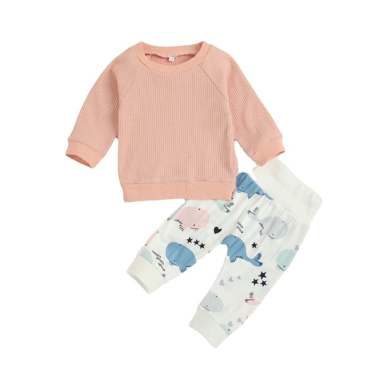 Baby Girls Long-sleeve Suit Two-piece Set