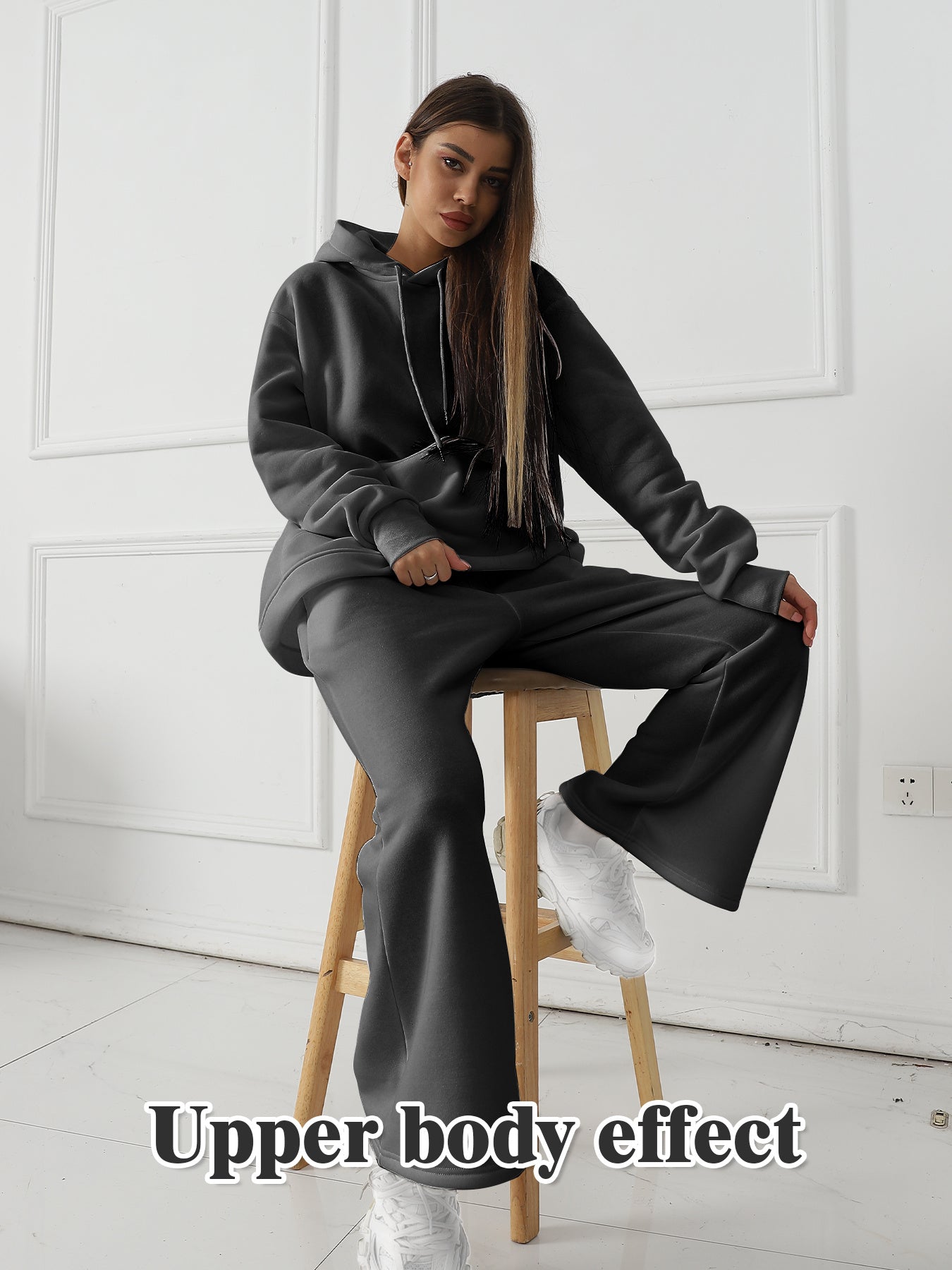 Women's Long Sleeved Sweatshirt Set