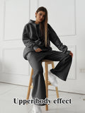 Women's Long Sleeved Sweatshirt Set