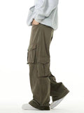 Fashion American Multi-pocket Cargo Pants Men