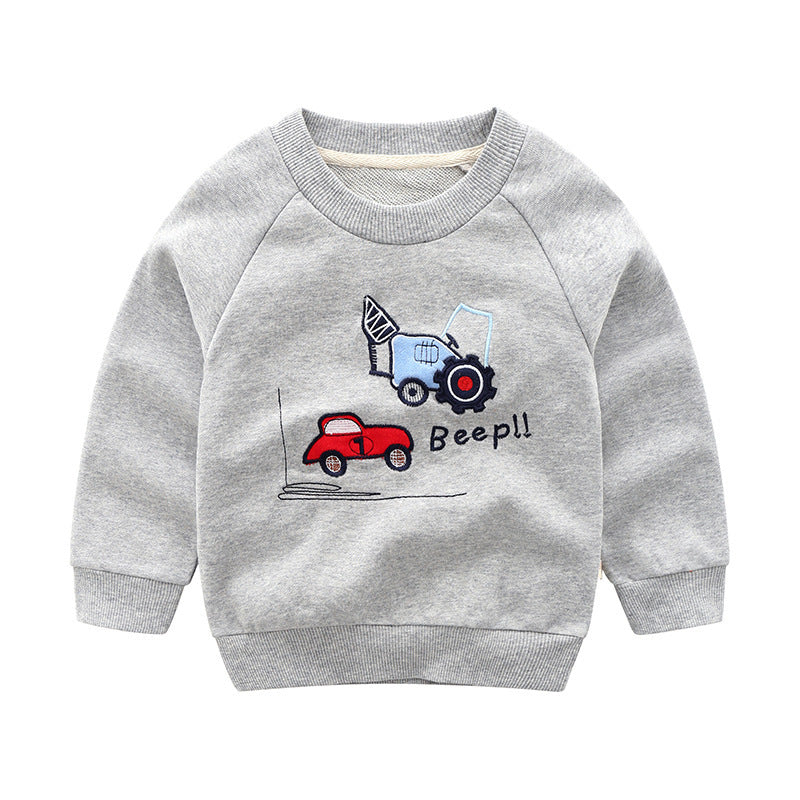 Children's New Style Sweater Baby Pullover Pure Cotton