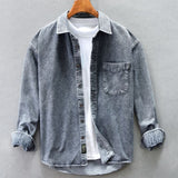 Cowboy Shirt Men's Coat Autumn And Winter Casual Versatile