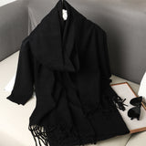 Solid Color Maillard Scarf