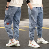 Boys' Jeans Loose Western Style