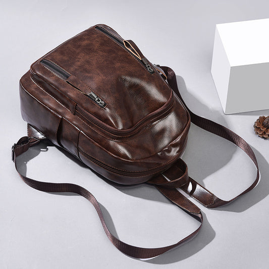 Soft Leather Fashion Ladies Backpack