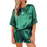 Pajama Set Short Silky