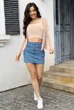 Cropped Cami and Open Front Cardigan Set